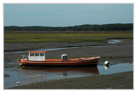 BLOG-DSC_4782-bateau rouge Arès et herbiers Claouey