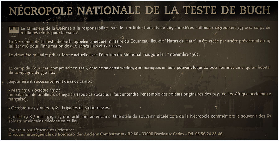 clic sur image pour lire présentation nécropole la Teste de Buch