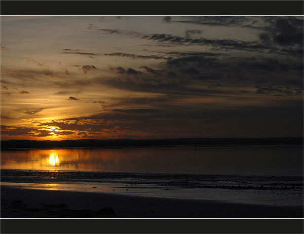 BLOG-DSC_2797-soleil couchant sur Bassin, plage du Teich