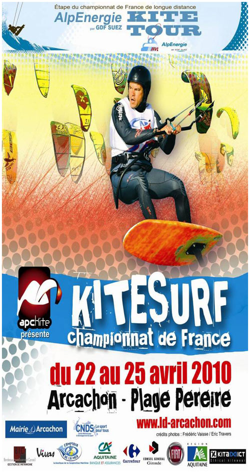 kite surf Arcachon 2010