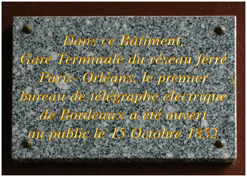 BLOG-DSC_6357-1er bureau télégraphe Bordeaux-Bastide 1852