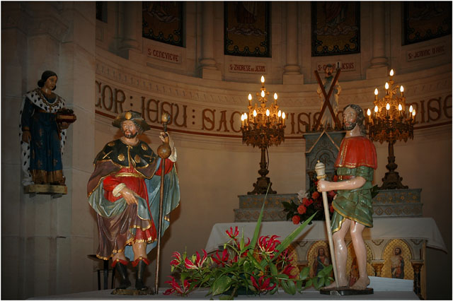 BLOG-DSC_8503-statues St Jacques et St Roch église du Teich