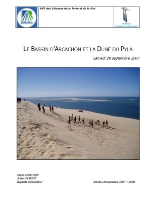 Document PDF - Fascicule_Pyla_2007 – UFR des Sciences de la Terre et de la Mer – Université de Bordeaux 1
