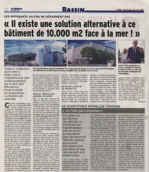 Alternative au POA 10000 m² - LDDB 905 du 26 Sept au 2 Oct 2013