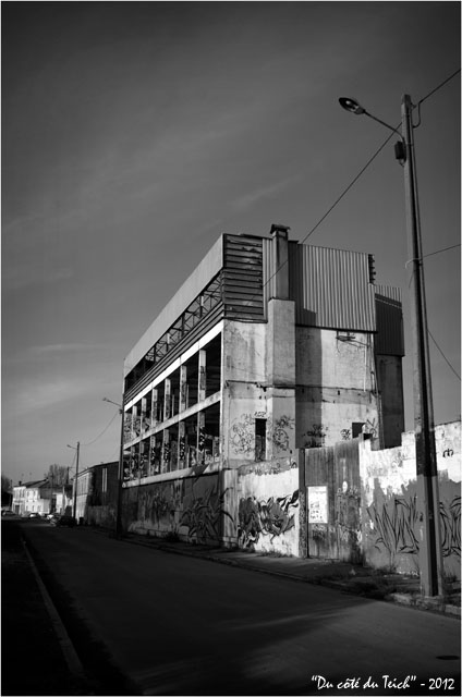 BLOG-DSC_18264-réverbère tags et ruine immeuble Bacalan bassins à flot N&B