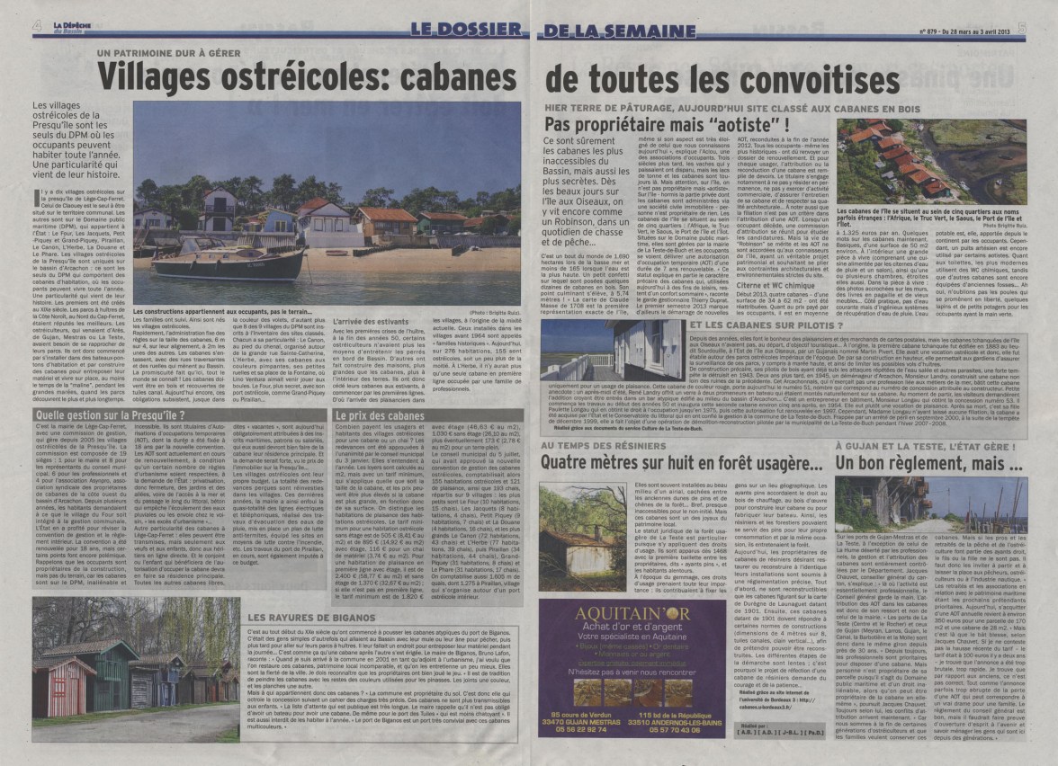 Dossier complet cabanes