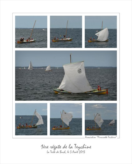 Affiche 1ère régate la Teychine la Teste de  Buch 3 Août 2013