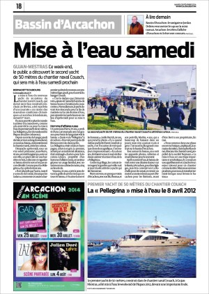 Mise à l'eau samedi - Sud-Ouest du 25 Février 2014 Mise à l'eau samedi - Sud-Ouest du 25 Février 2014