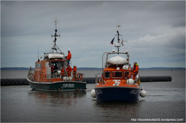 BLOG-DSC_27051-SNSM port du Canal jour mise à l'eau yacht 5000 Fly 02 Couach le Belongers 1er Mars 2014