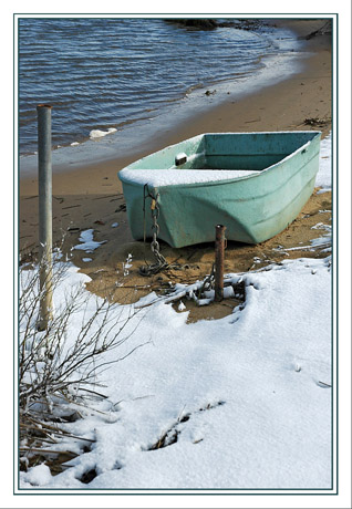 BLOG-DSC_4282-barque verte Leyre et neige