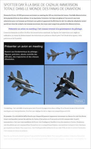 en-tête article Sophie Juby meeting Cazaux 2014