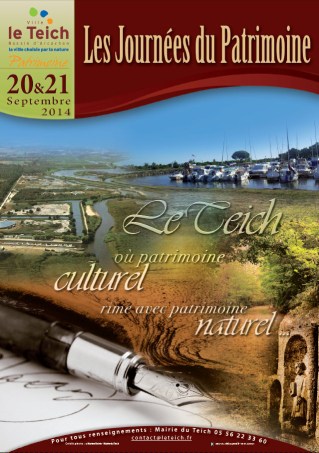 Journées du Patrimoine 2014 Le Teich recto