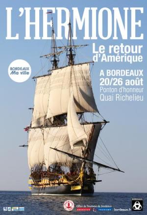 L'Hermione à Bordeaux Août 2015