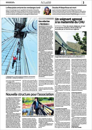 Sud-Ouest 20 Août 2015 - P03 - Hermione