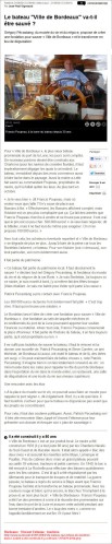 Le bateau ville de Bordeaux va-t-il être sauvé - Sud-Ouest du 21 Septembre 2013 b Le bateau ville de Bordeaux va-t-il être sauvé - Sud-Ouest du 21 Septembre 2013 b