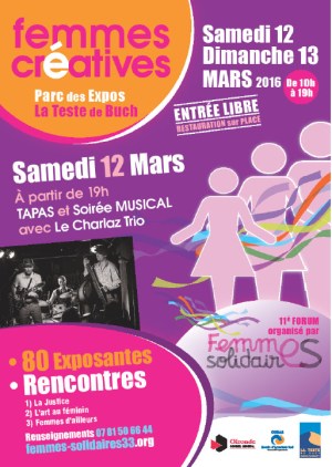 Femmes créatives - La Teste- 12 et 13 Mars 2016