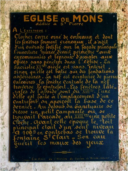 Présentation église St Pierre de Mons (1)