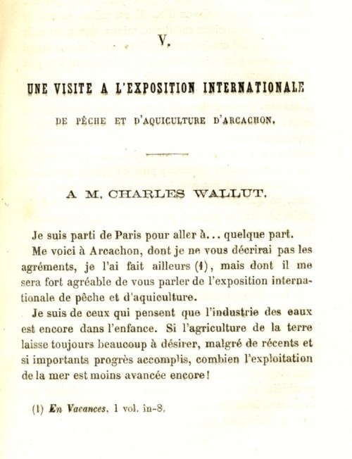 chapitre V de Paris à quelque part - Oscar Comettant