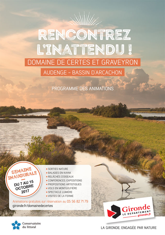 programme semaine inaugurale Certes Graveyron - 7 au 15 Octobre 2017
