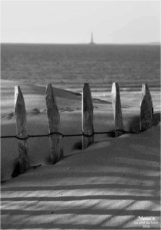 BLOG-P9073501-dunes plage Soulac et phare Cordouan N&B