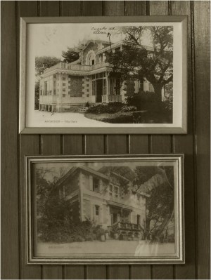 AP1010921-cpa villa Clara hall d'immeuble sépia